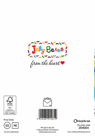 Age 7 Male - Greeting Card - rear