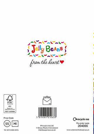 Age 9 Male - Greeting Card - rear
