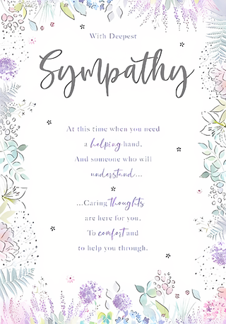 Sympathy - Greeting Card