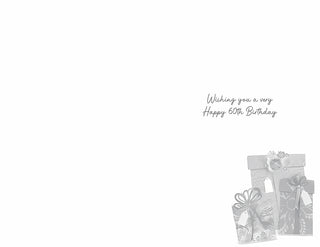 Age 60 Female - Greeting Card - inside