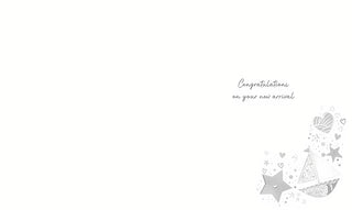 Birth Congratulations Boy - Greeting Card - inside