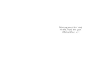 Baby Shower - Greeting Card - inside