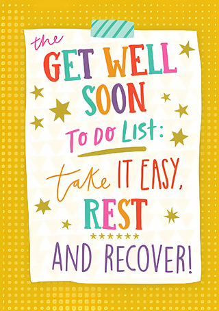 Get Well Open - Greeting Card