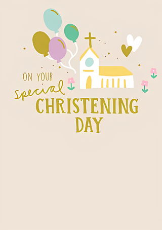 Christening - Greeting Card