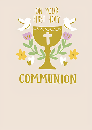 First Communion - Greeting Card