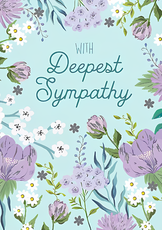 Deepest Sympathy - Greeting Card