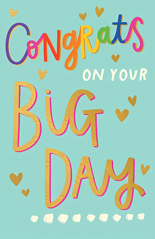 Wedding Day - Greeting Card