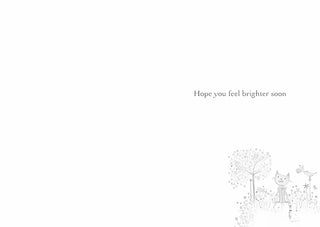 Get Well Female - Greeting Card - inside