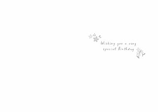 Open Birthday Female - Greeting Card - inside