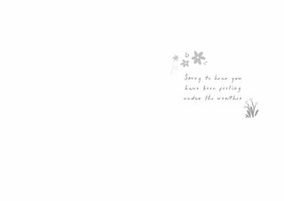 Get Well Female - Greeting Card - inside