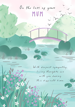 Sympathy Loss Of Mum - Greeting Card