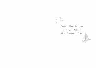 Sympathy Loss Of Dad - Greeting Card - inside