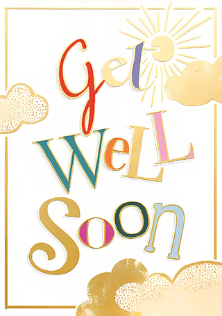 Get Well Open - Greeting Card