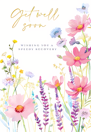 Get Well Female - Greeting Card