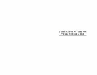 Retirement - Greeting Card - inside