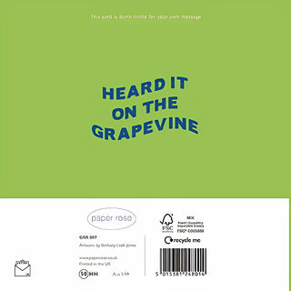 Son - Greeting Card - rear