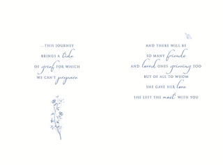 Sympathy Loss Of Wife - Greeting Card
