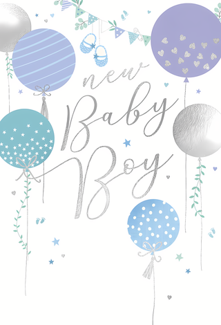 Birth Congratulations Boy - Greeting Card