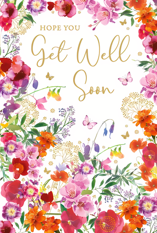 Get Well Female - Greeting Card