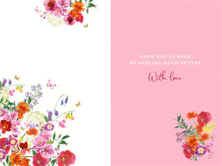 Get Well Female - Greeting Card