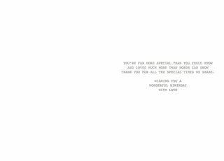 Daughter - Greeting Card - inside