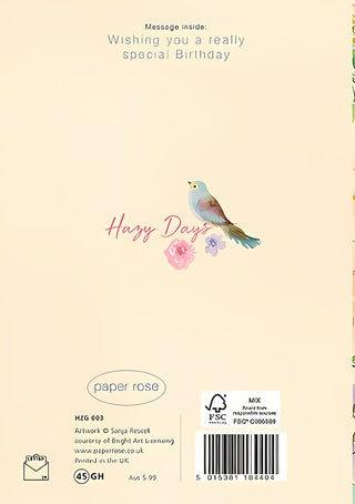 Friend Female - Greeting Card - rear
