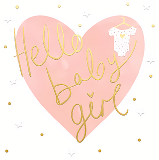 Birth Congratulations Girl - Greeting Card