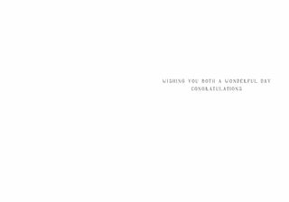 Wedding Day - Greeting Card - inside