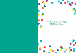 Age 12 Open - Greeting Card - inside