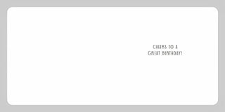 Open Birthday Male - Greeting Card - inside
