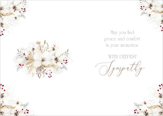 Deepest Sympathy - Greeting Card - inside