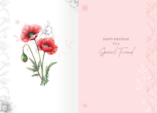 Friend Female - Greeting Card - inside