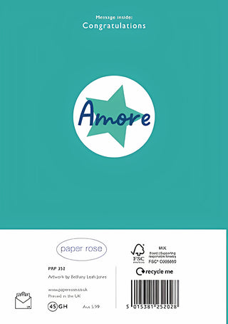 Graduation - Greeting Card - rear