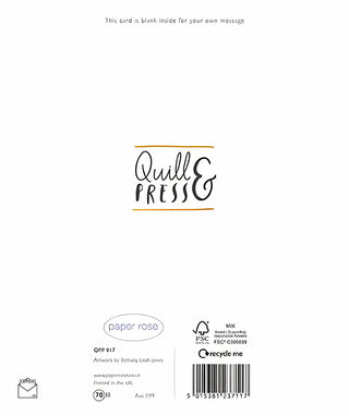 Wife Wedding Anniversary - Greeting Card - rear