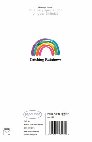 Son - Greeting Card - rear
