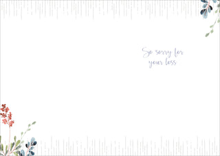 Deepest Sympathy - Greeting Card - inside