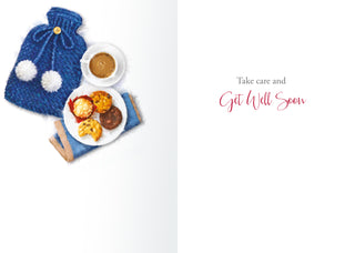 Get Well Male - Greeting Card - inside
