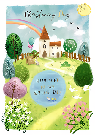 Christening - Greeting Card