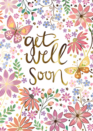Get Well Female - Greeting Card