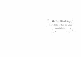 Age 3 Female - Greeting Card - inside