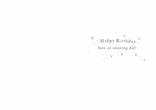 Age 7 Female - Greeting Card - inside