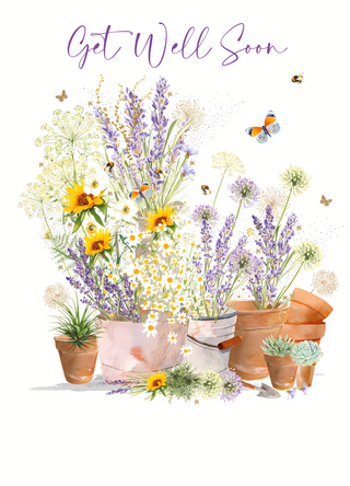 Get Well Female - Greeting Card