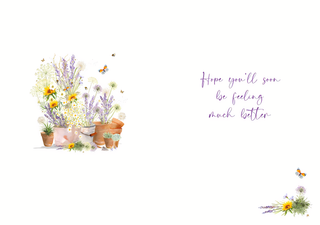 Get Well Female - Greeting Card
