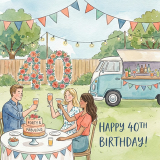 Age 40 Birthday - Ecard