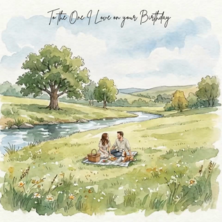 Beautiful Picnic One I Love Birthday - Ecard