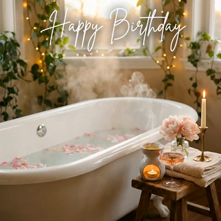 Birthday Bath - Ecard