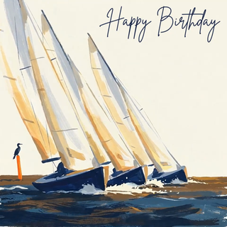 Birthday Boats on the Broads - Ecard