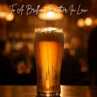 Birthday Pint, Brother In Law - Ecard