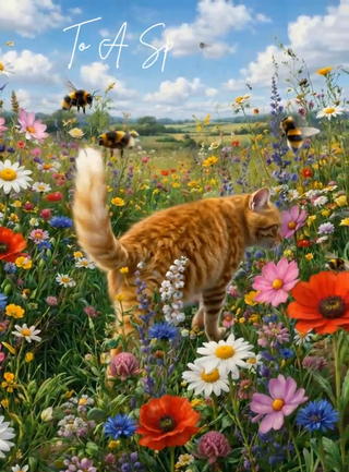 Country Cat Mum Birthday - Ecard