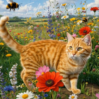 Country Cat Wife Birthday - Ecard
